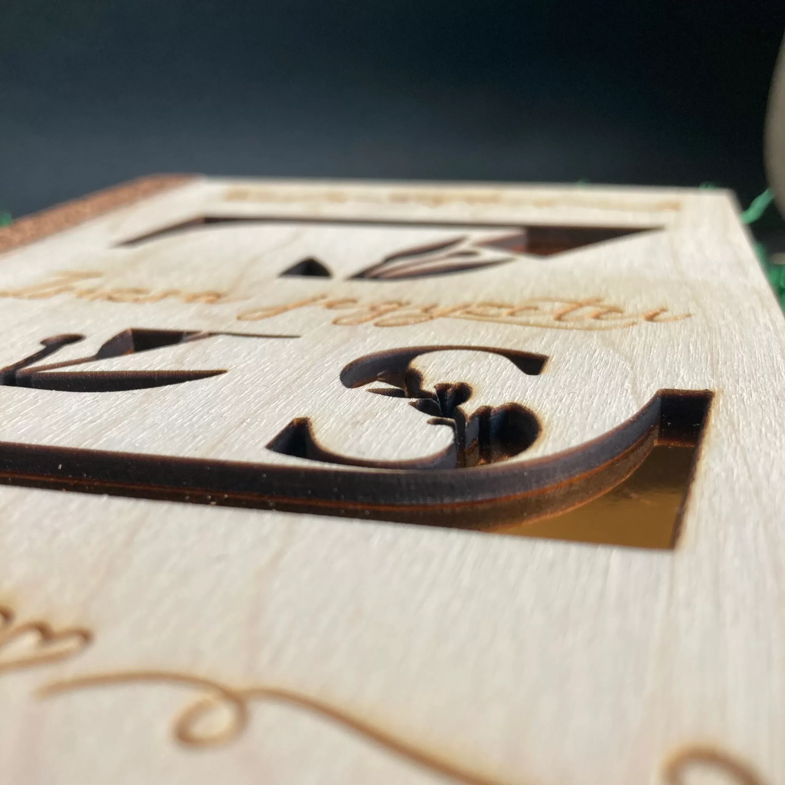 Fa Borítású Egyedi Ajándék Könyv - Image 3